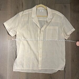 WILFRED Beautiful sheer linen blouse women's size small